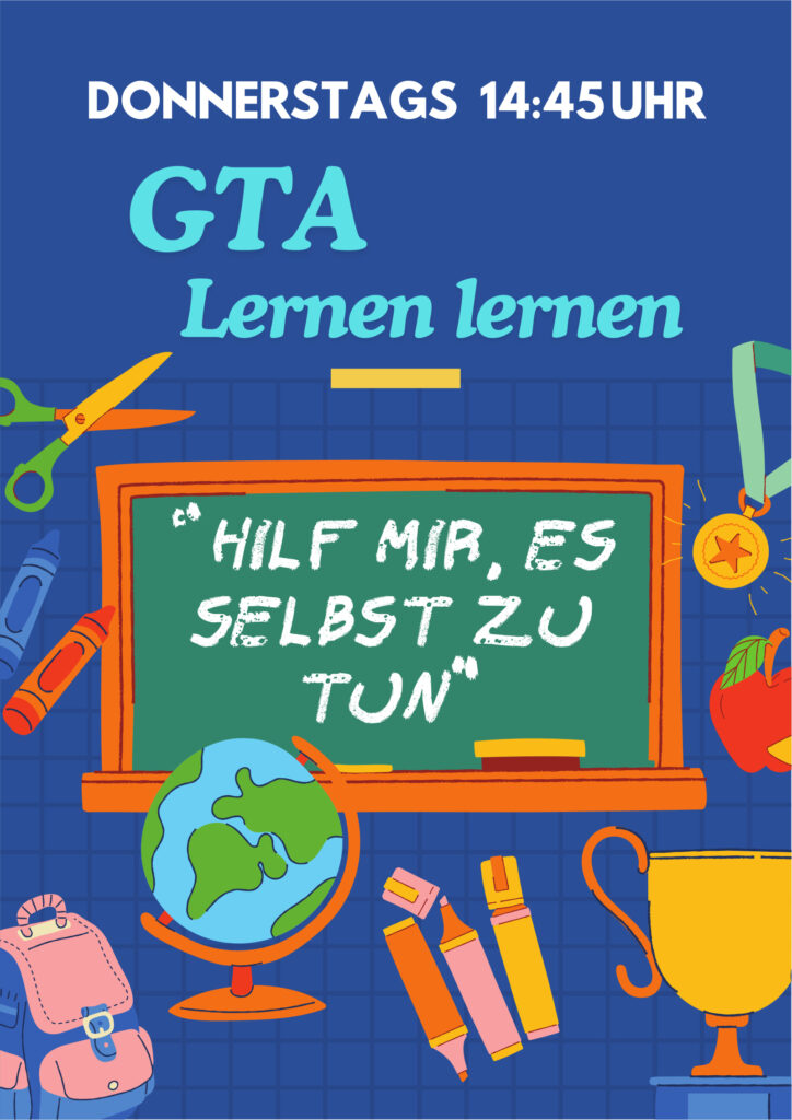 Lernen lernen. Donnerstag, 14:45 Uhr.