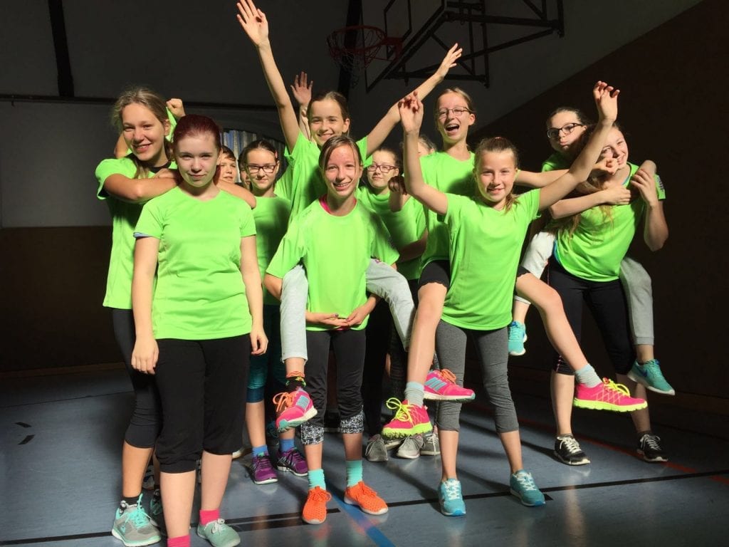 Unsere neuen Sport-Shirts von vorn